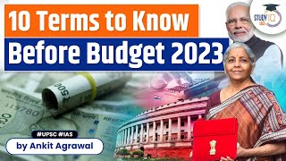 Key Terms to know to understand Union Budget 2023-24 | UPSC Economy