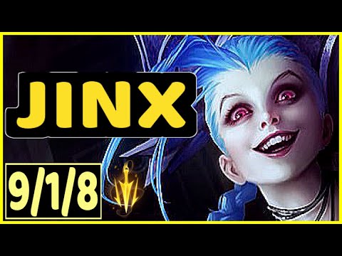 Luger (JINX) vs VEIGAR - 9/1/8 KDA BOTTOM ADC CHALLENGER GAMEPLAY - EUW