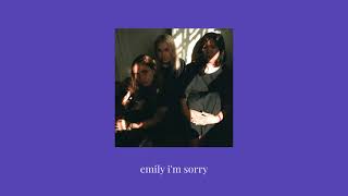 emily i'm sorry - boygenius (slowed + reverb)