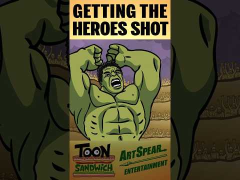 Heroes vs Heroes - TOON SANDWICH #funny #marvel #dc #crossover #fantasticfour #hulk #flash