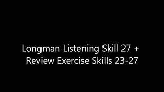Longman TOEFL Skills 27 and Review 23-27