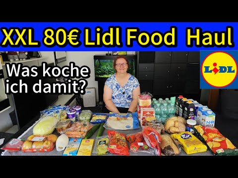 80€ Lidl shopping – What can I cook with it?! 😲 | XXL Food Haul + Recipe Ideas