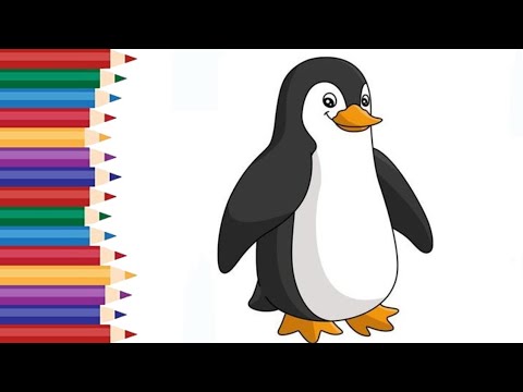 Coloring Sheets For Kids Penguin