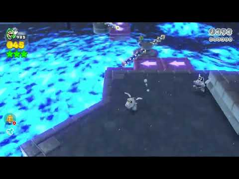 Super Mario 3D World (Switch) 7-4 Itemless Speedrun - Time: 18 (Former WR)