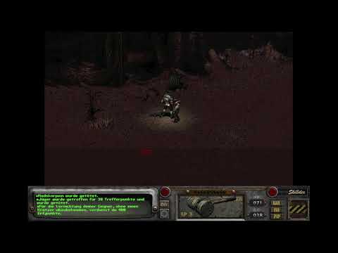 Lets play Fallout 2 german part 8 Bunkerstadt, bunker 8 und bunker 15