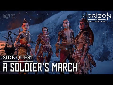 Horizon Forbidden West : Side Quest - A Soldier's March (PS5 Gameplay)