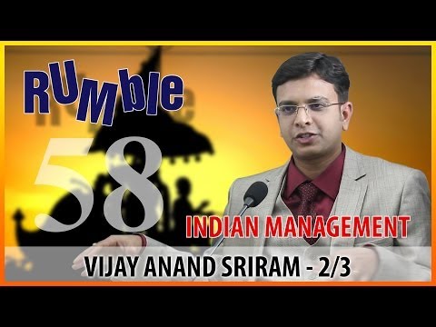 Rumble.58: Vijay Anand Sriram - Being better HR managers - 2/3