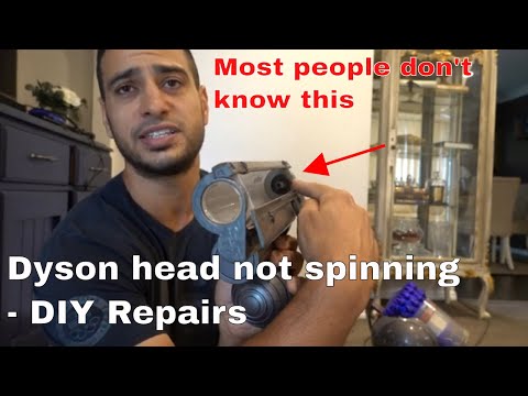 How to fix Dyson Vacuum head  - roller not spinning