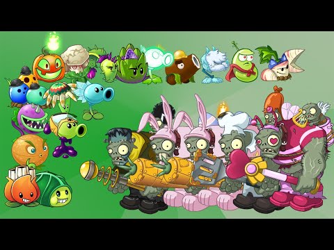 PvZ 2 Discovery - 100 Plant Level 1 Vs 05 Gargantuar Level 10 - Who Will Win?