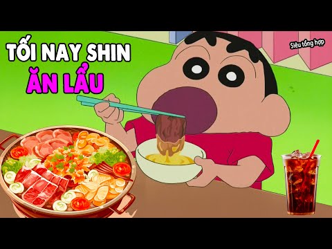 Siêu Tổng Hợp Shin #150- Thử Thách Cấm Cười Khi Ăn | Shin Tập Mới Để Ăn Cơm | Shin Cậu Bé Bút Chì