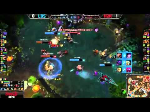 Best Dragon Strike EU LCS {Spoiler}   H2K VS LBS G2 Summer 2014 HQ