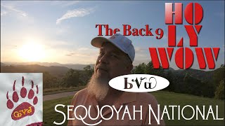 My New FAVORITE Golf Course! Sequoyah National Golf Club in Whittier NC. The Back 9. Course Vlog. 4k