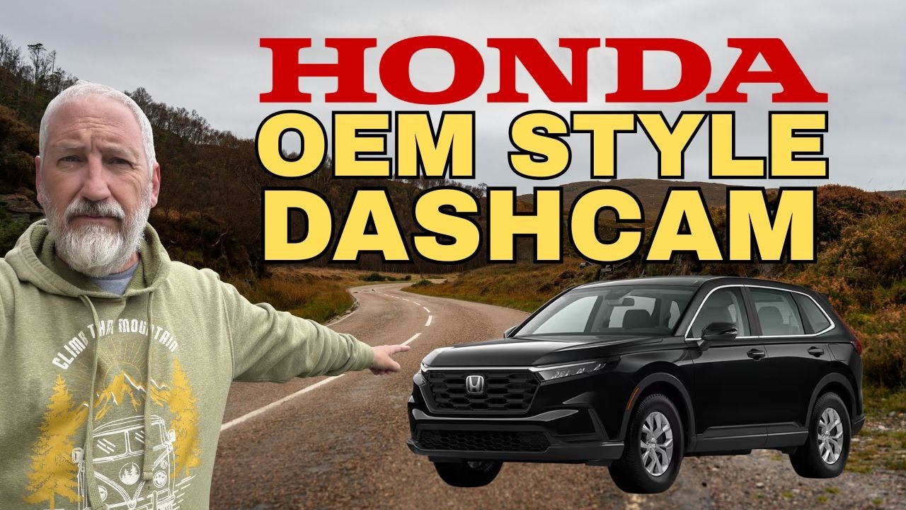 Discrete dashcam catches accident