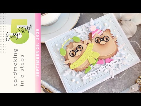 CARDMAKING IN 5 EASY STEPS | Spellbinders Hedge-Hugs