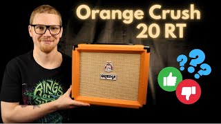 Video thumbnail for Mixed feelings about this amp.  Orange Crush 20RT by Peter Plays Guitar