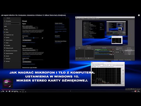 Jak nagrać mikrofon i tło z komputera. Ustawienia w Windows 10. Mikser Stereo karty dźwiękowej.