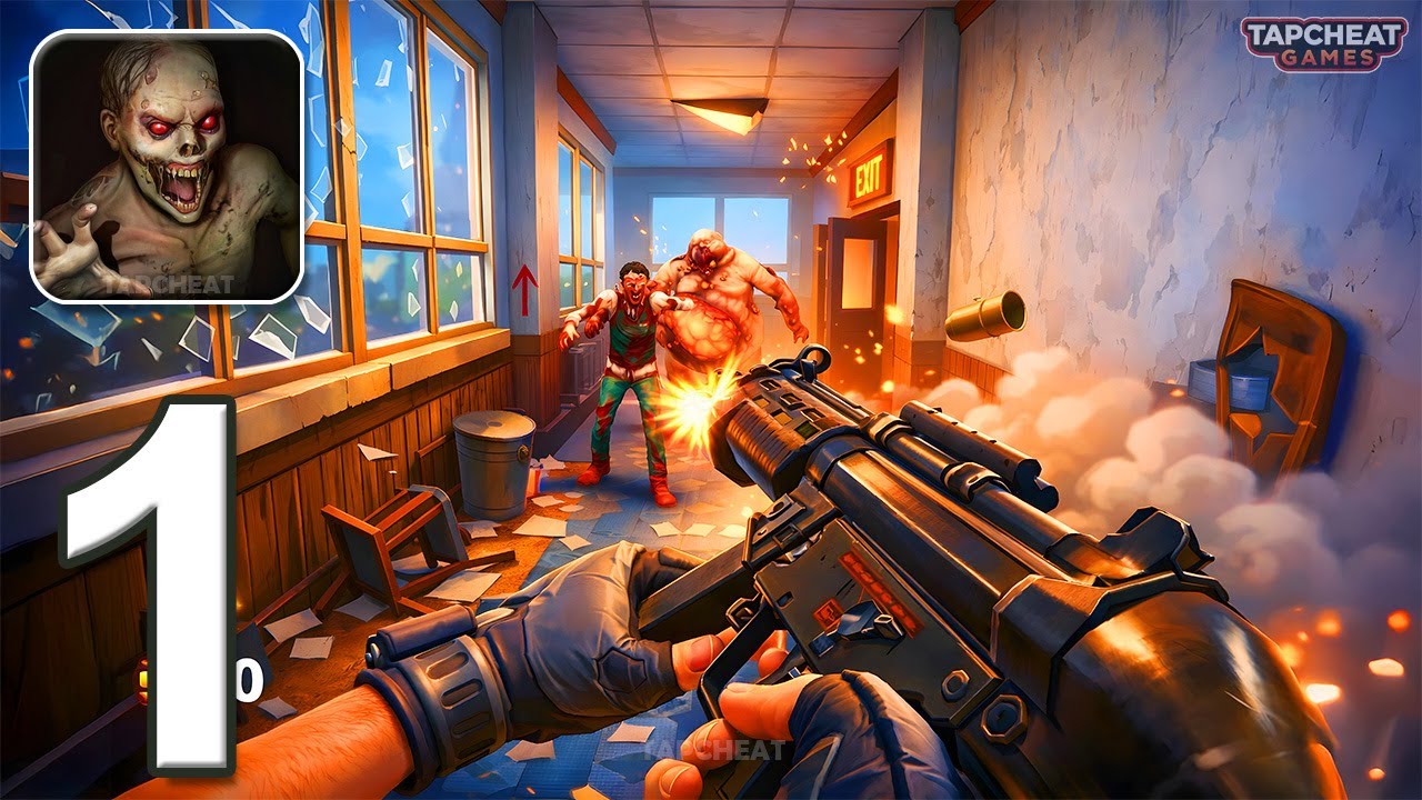 Dead Raid: Zombie Shooter 3D - Gameplay Walkthrough Part 1 - Zombie Shooter Game (Android, iOS)
