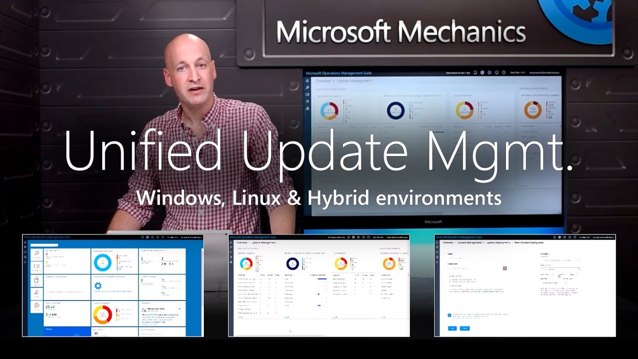 Unified update management across Windows, Linux and hybrid environments