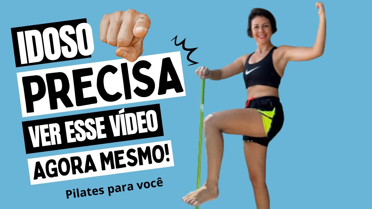 PILATES PARA IDOSOS/COMO FORTALECER O CORPO TODO COM EXERCÍCIOS EM CASA/ALIVIO DE DOR