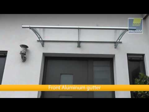 Palram Vordach Aquila 2050 Klarglas by mygardenhome.de