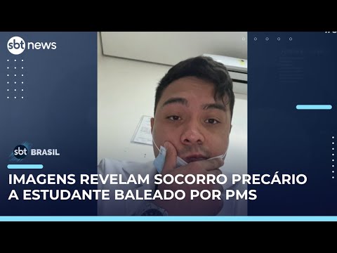 Novas imagens mostram socorro precário a estudante morto por PMs em SP | #SBTBrasil