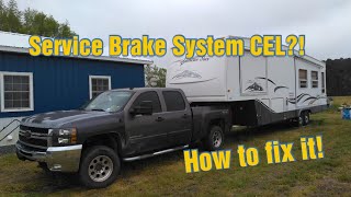 Chevy Silverado/GMC Sierra GMT 900 Service Trailer Brake System Light