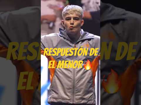 El MENOR le paró la batalla a DROSE con esta respuesta🔥🔥#elmenor #fmschile #freestyle #rap