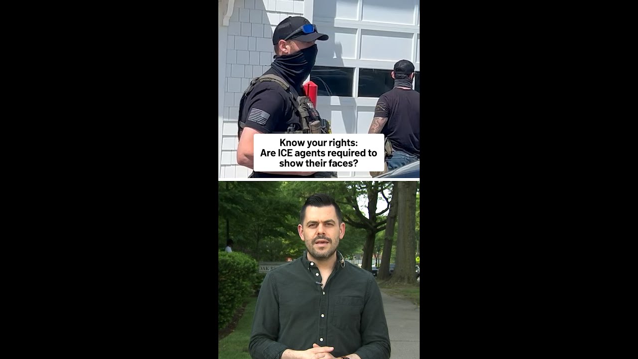 Know your rights: Are ICE agents required to show their faces?
