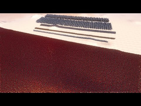 5 Layers Strong Soldiers Vs 45.000 Spartans - Ultimate Epic Battle Simulator