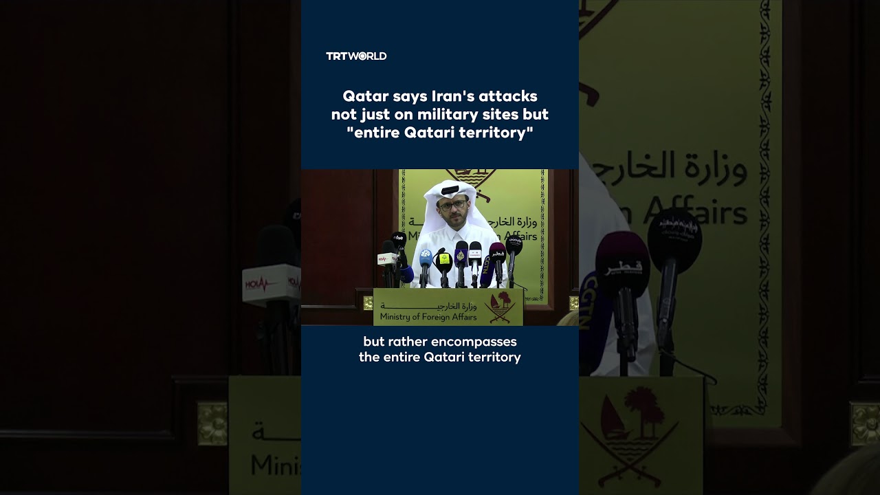 Video | Qatar says Iran's attacks not just on military sites but "entire Qatari territory"