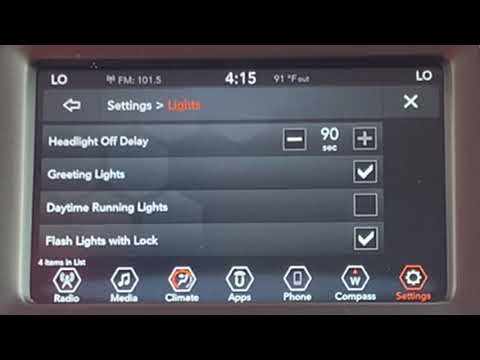 YouTube video about: How to turn off daytime running lights jeep grand cherokee?