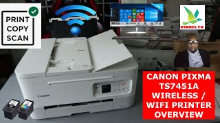 CANON PIXMA TS7451a WIRELESS / WIFI PRINTER OVERVIEW