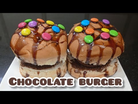 Chocolate Burger | Chocolate Burger Recipe in Tamil | Chocolate Recipe | No Fire Cooking | Burger