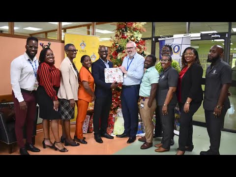 UWI Cave Hill spreads Christmas cheer to sick children