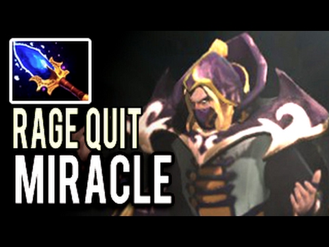 Epic Combos by Miracle- Pro Invoker - 25 Minutes Rage Quit 9060 MMR 7.02 Dota 2