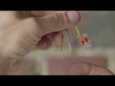 LED-Spots anschließen mit der WAGO-Verbindungsklemme 221