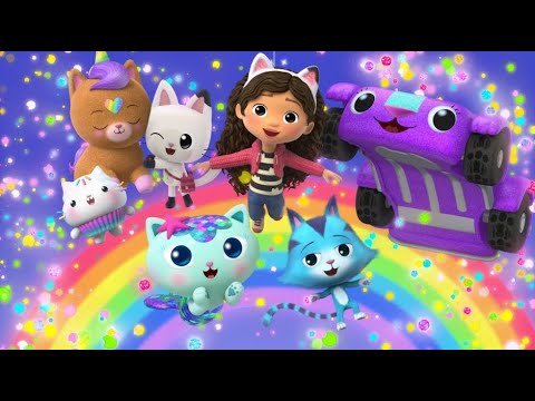 GABBY'S DOLLHOUSE | "Hey Gabby" Lyric Video - Official Theme Song