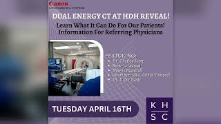 Dual Energy CT at HDH Reveal - April 2024