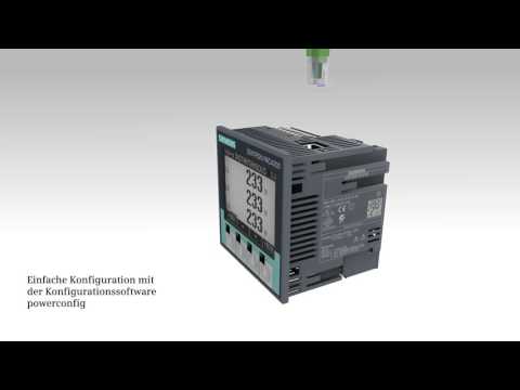 SENTRON PAC4200 LCD 96x 96mm Power Monitoring Device mit Adapter