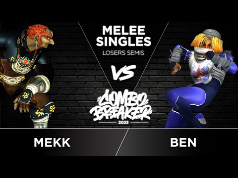 Mekk (Ganondorf) vs Ben (Sheik) - Melee Singles Losers Semi-Final - COMBO BREAKER 2023
