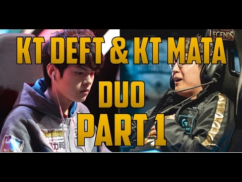 KT Deft  and KT Mata Duo Ezreal/Alistar pt. 1 ft. FOX kfo KT DEFT POV
