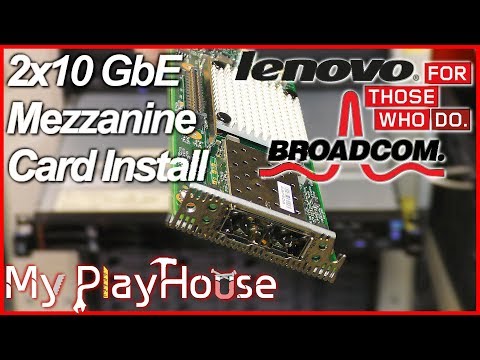 2x10 Gigabit Network mezzanine card in Lenovo x3550 M4 - 568