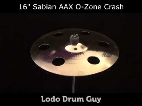 SOLD OUT 16" Sabian AAX O-Zone Crash Cymbal