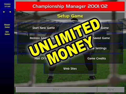 Championship Manager 01-02 | Money Cheat | Unlimited Funds