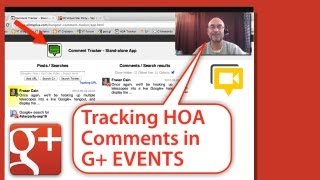 How to Track Event Comments in Google Plus (HOA Comment Tracker)
