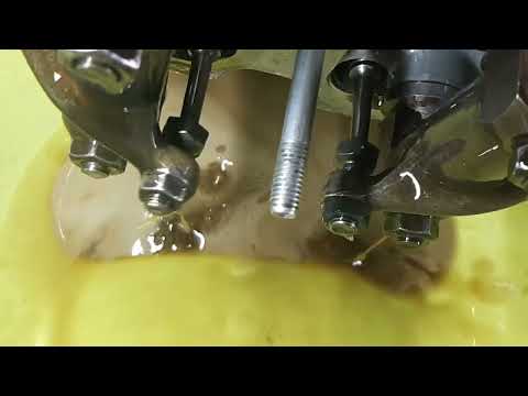 BMW Motorrad R 100 Schmierung der Ventilsteuerung in Zeitlupe