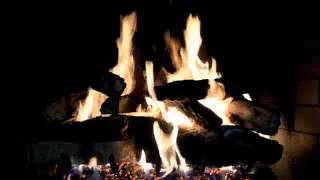 Christmas Vented Gas Logs & Robert Goulet