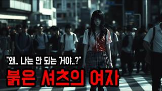 [2ch괴담] 절대로 마주하고 싶지 않은 상황 ㅣ 붉은 셔츠의 여자 ㅣ 무서운이야기 ㅣ 공포학과