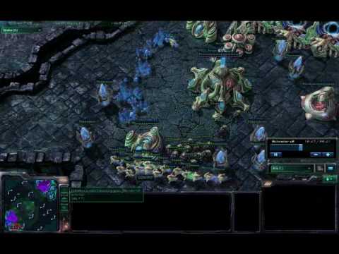 Starcraft 2 2v2 PZvPZ Zerg Mega Harass