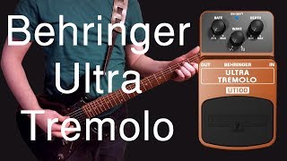 Video thumbnail for Behringer Ultra Tremolo UT100 Demo by Poor Man Pedals